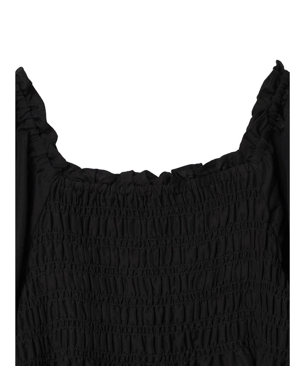 earth music&ecology ２ｗａｙショルダーシャーリングチュニック 