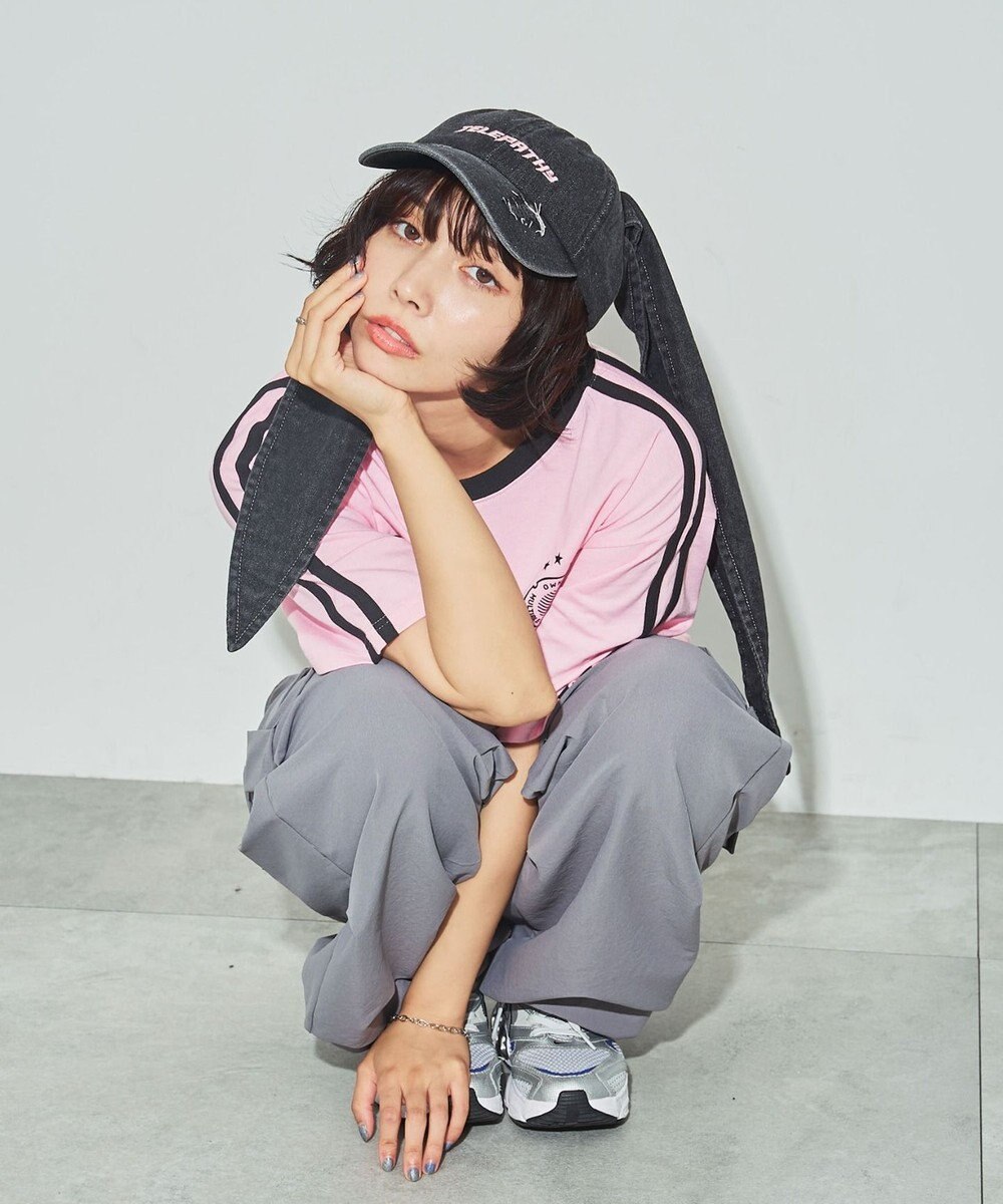 WEGO うさ耳デニムキャップ 