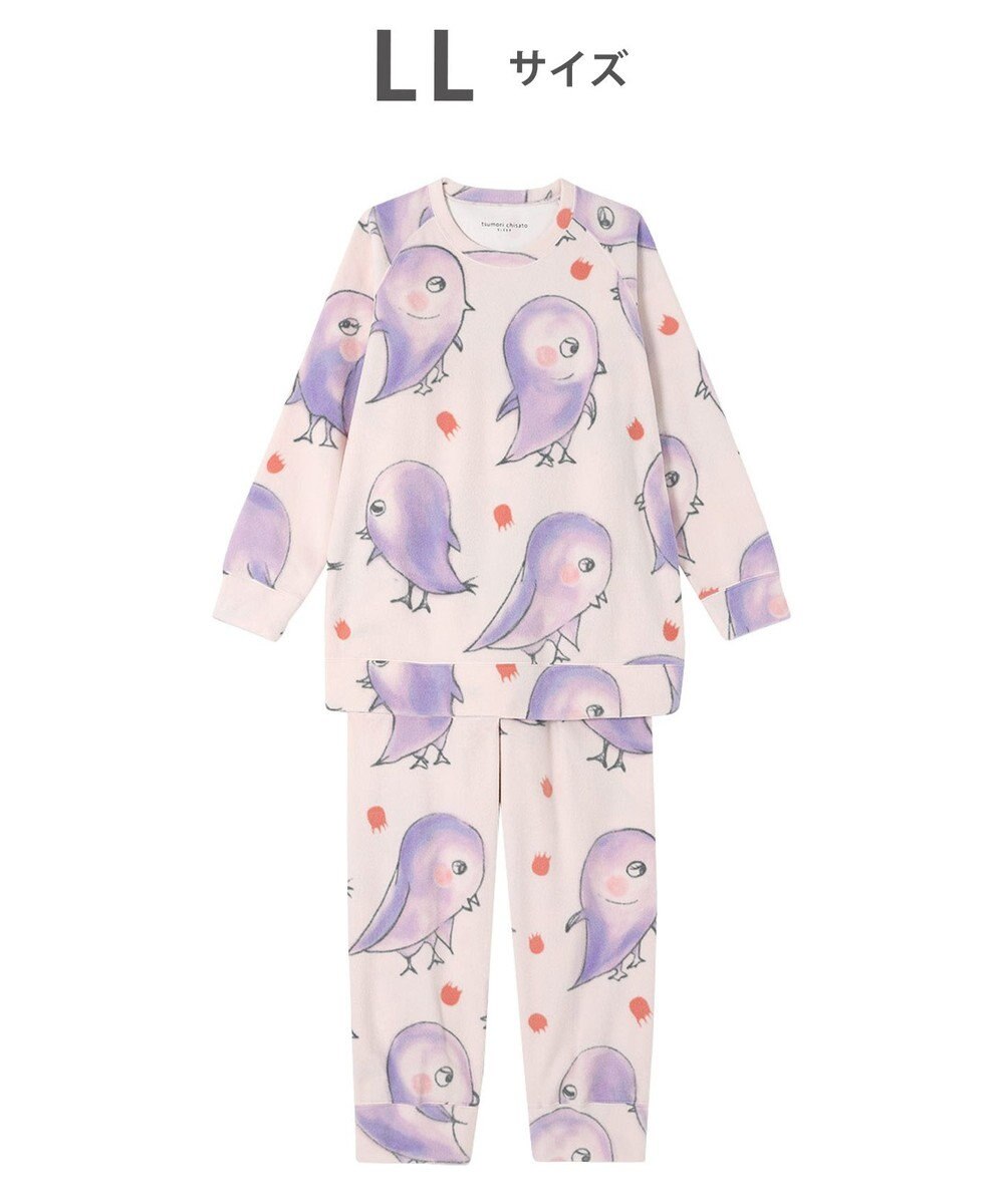 tsumori chisato SLEEP ツモリチサト パジャマ 長袖 長ズボン ルームウェア マイクロフリース素材 あたたかい 上下セット 冬 tsumori chisato SLEEP UDW441 /ワコール 
