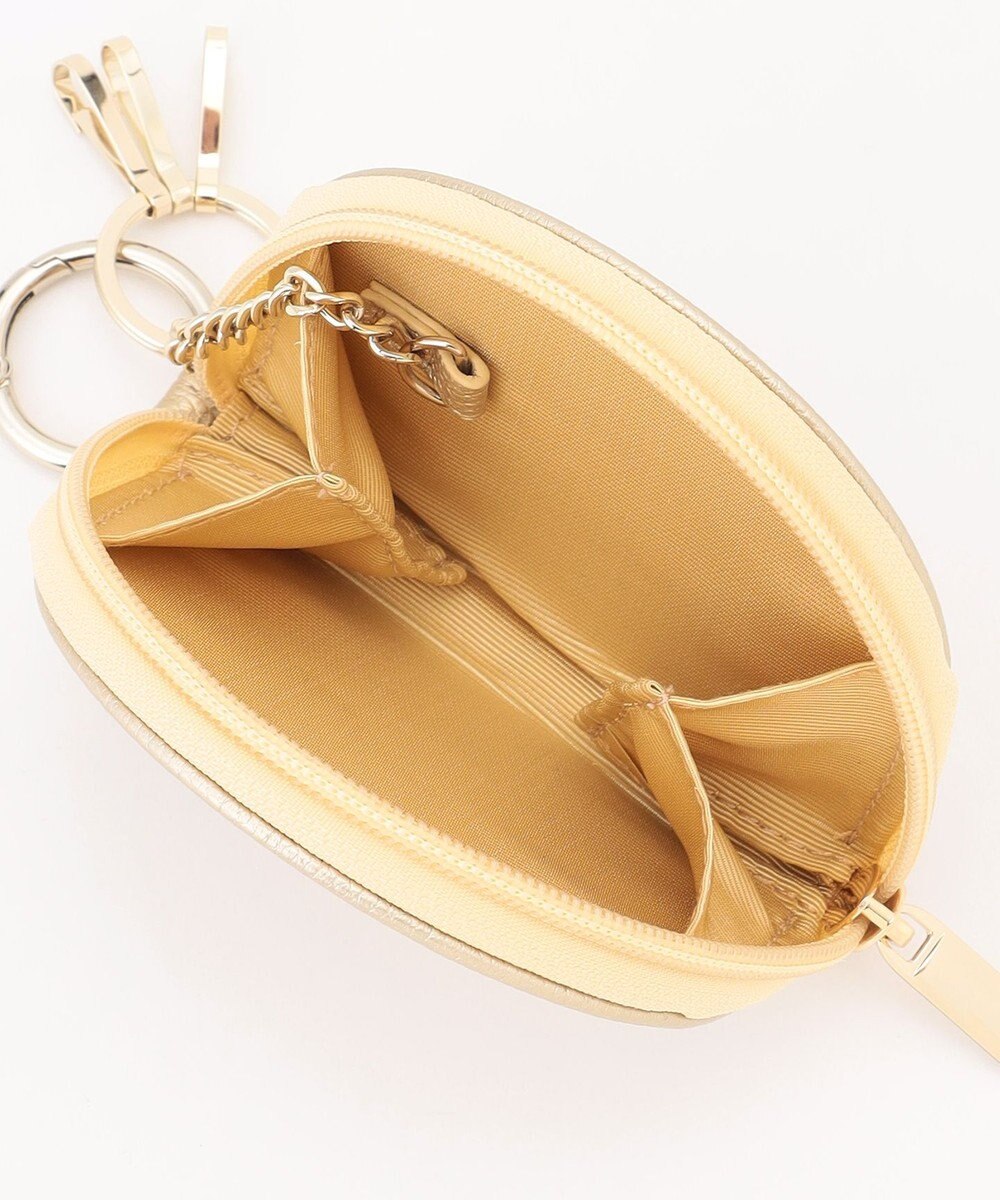 ANY カラビナ付半月型キーケース 