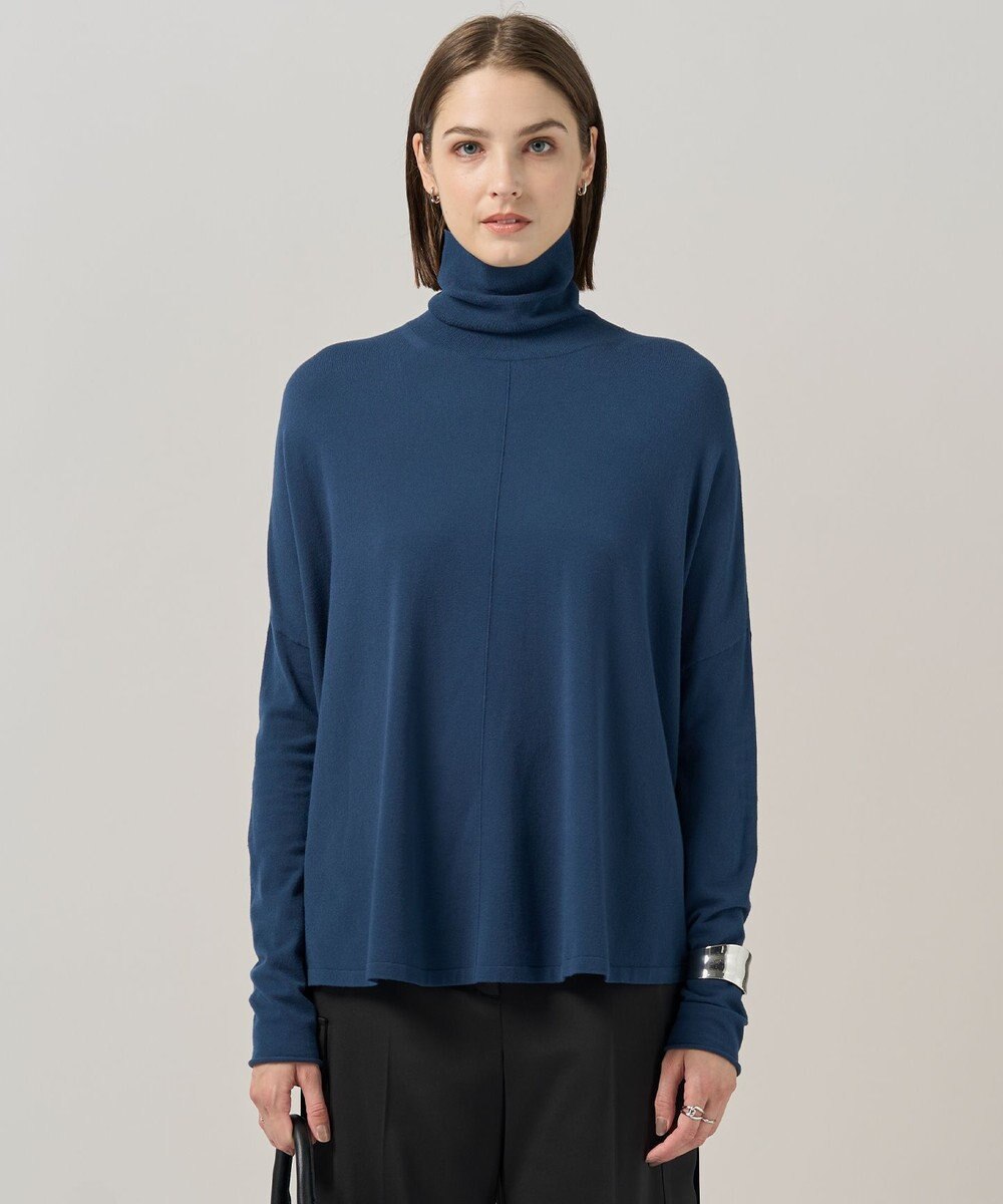 ICB L 【新色追加・WEB限定カラーあり】 ヴィスコースワイド タートルネックプルオーバー 