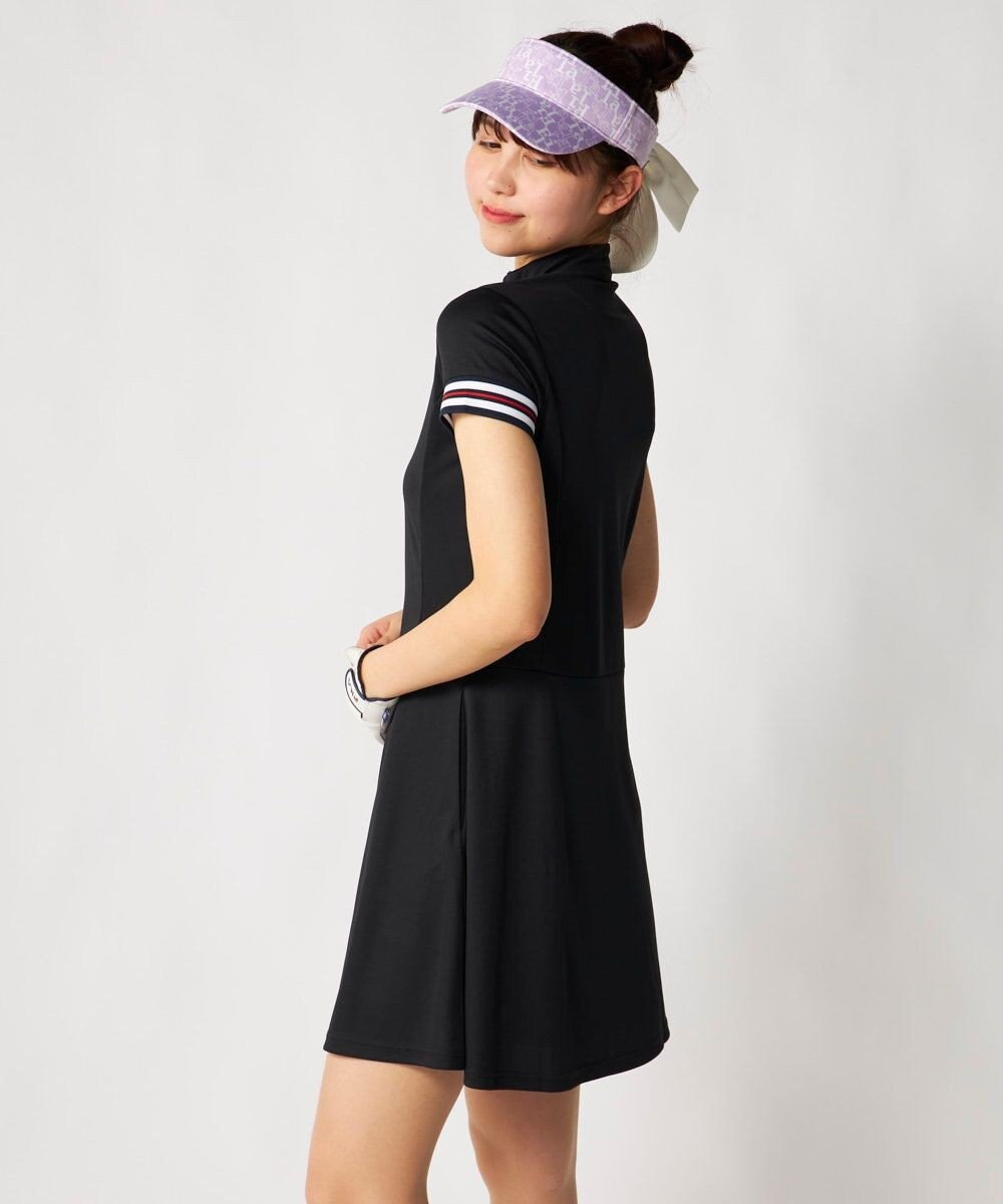 FILA GOLF／marie claire 【FILA GOLF】ハーフジッププリーツワンピース 