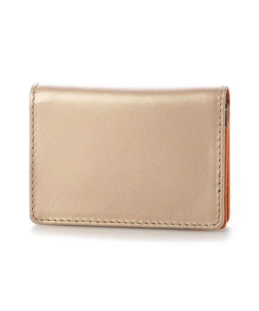 UNBILLION perche 牛革カラーコンビカードケース 