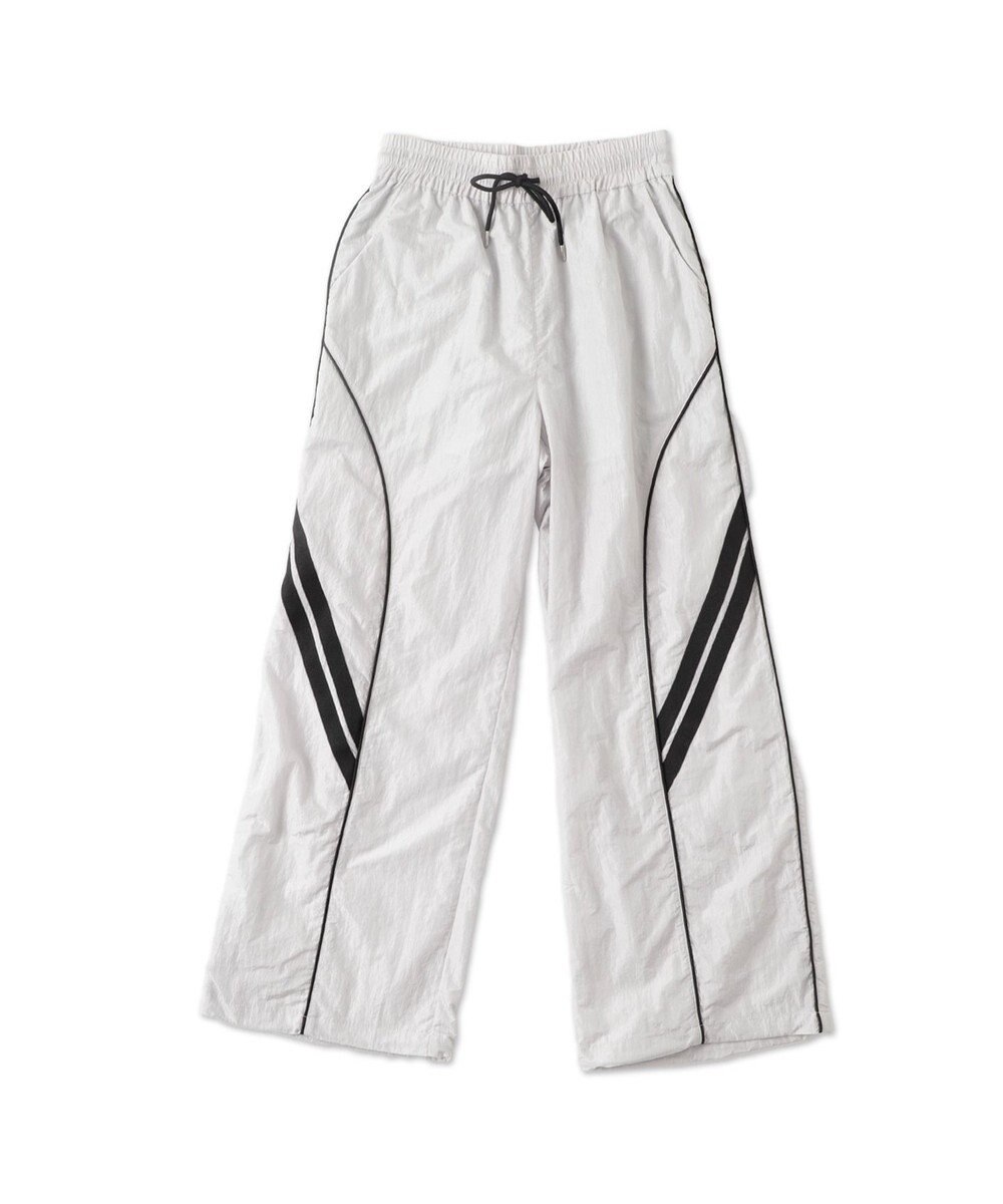 WEGO 【ウエストゴム】パイピングトラックパンツ 