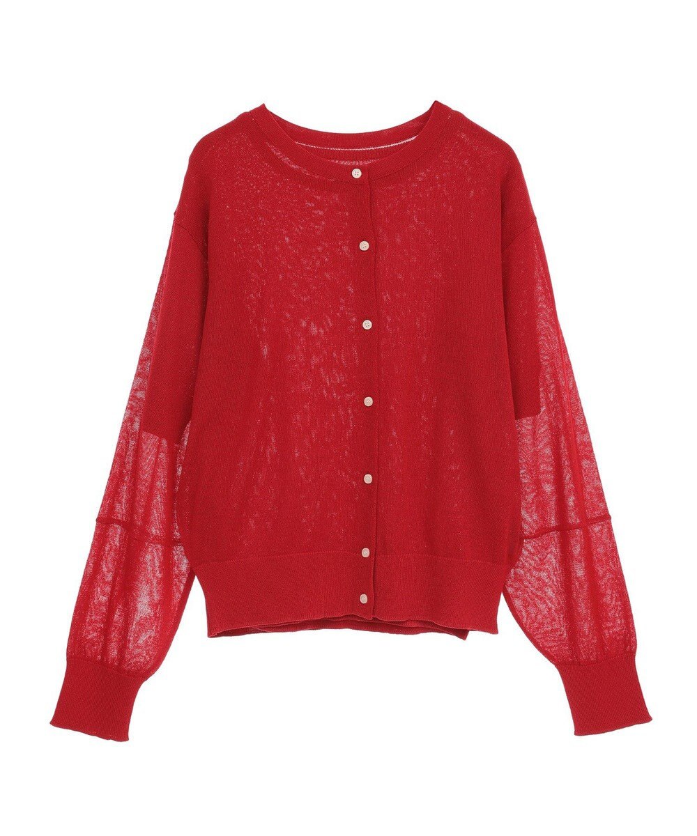 earth music&ecology ＳＥＴ２点シアーニットプルオーバー＋カーディガン 