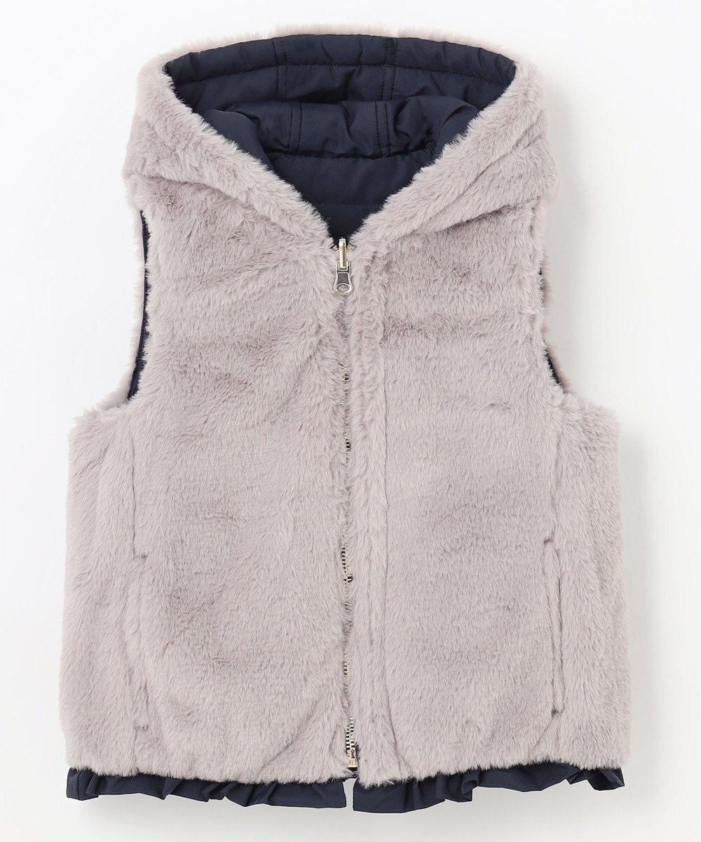 ANY KIDS ボア リバーシブル ベスト 