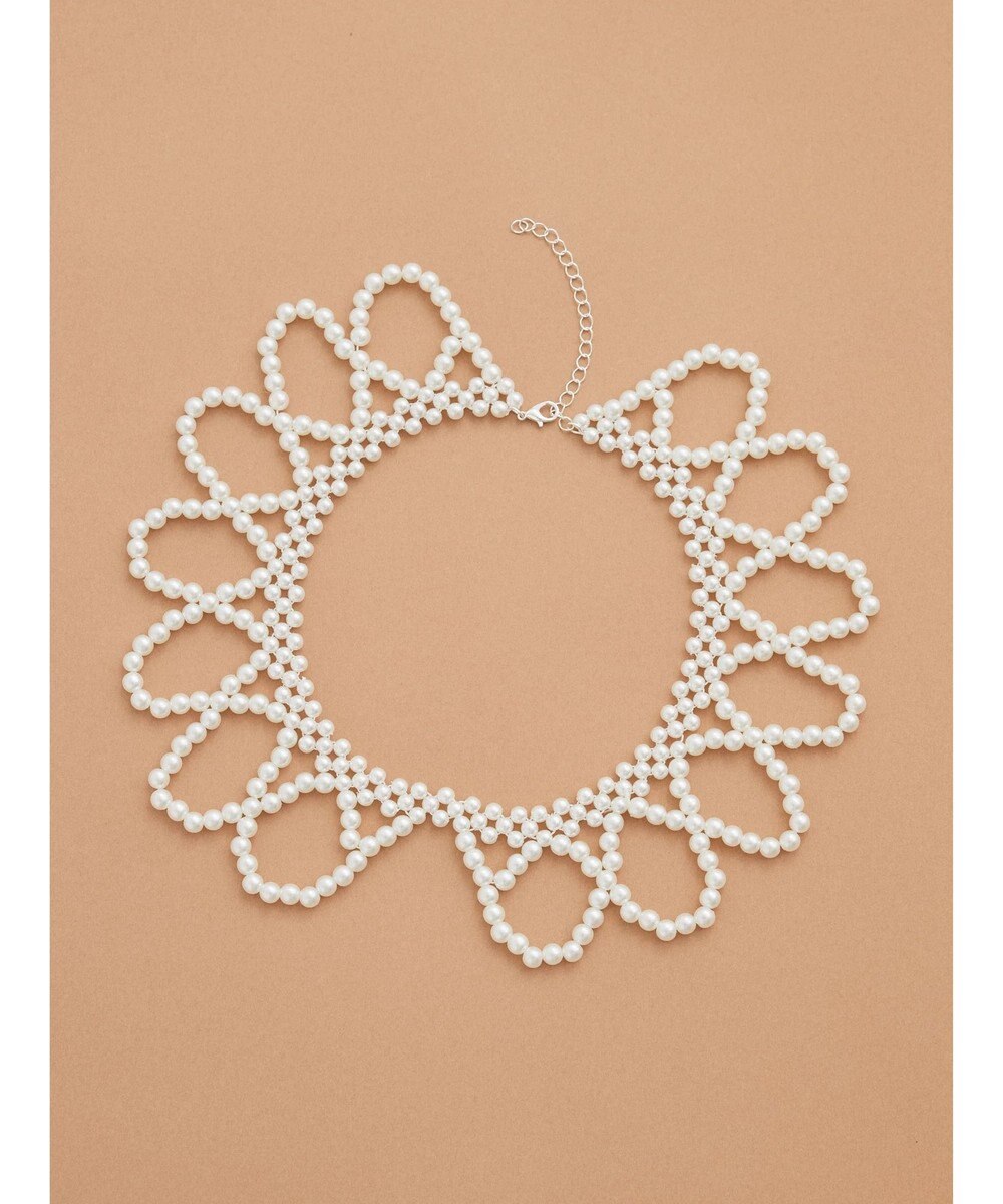 Green Parks ・ＨＡＬＦ　ＴＩＭＥ　パールカラーネックレスＢ 