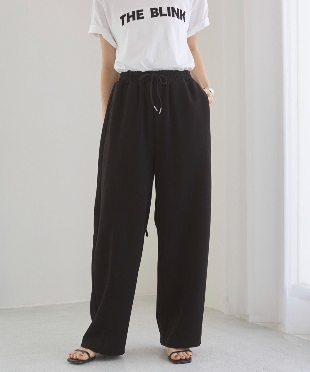 WEGO 【ANGIE VINTAGE/ウエストゴム】ポンチカーブパンツ 