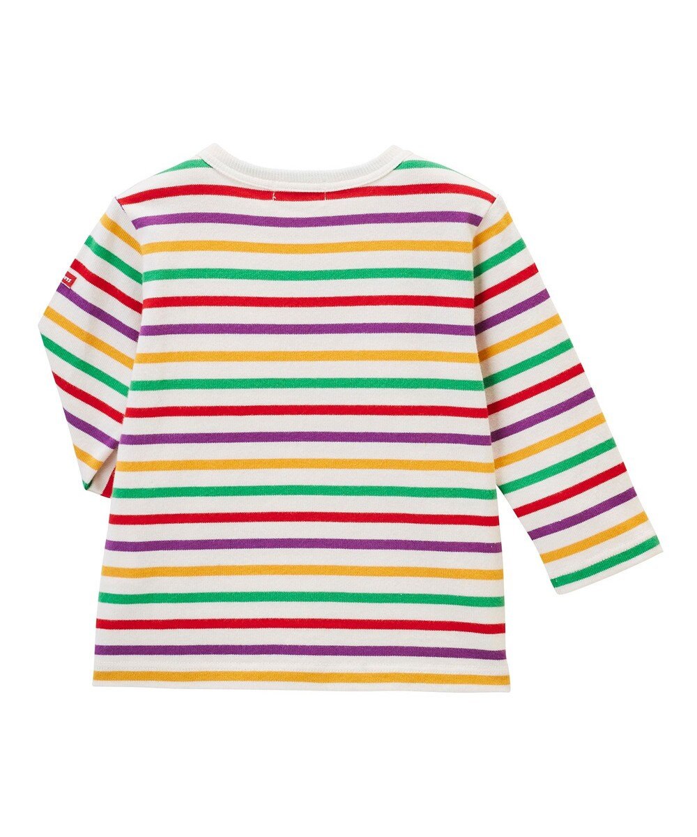 MIKI HOUSE HOT BISCUITS オーバーオール＆ボーダー長袖Tシャツギフトセット【BOX付き】 