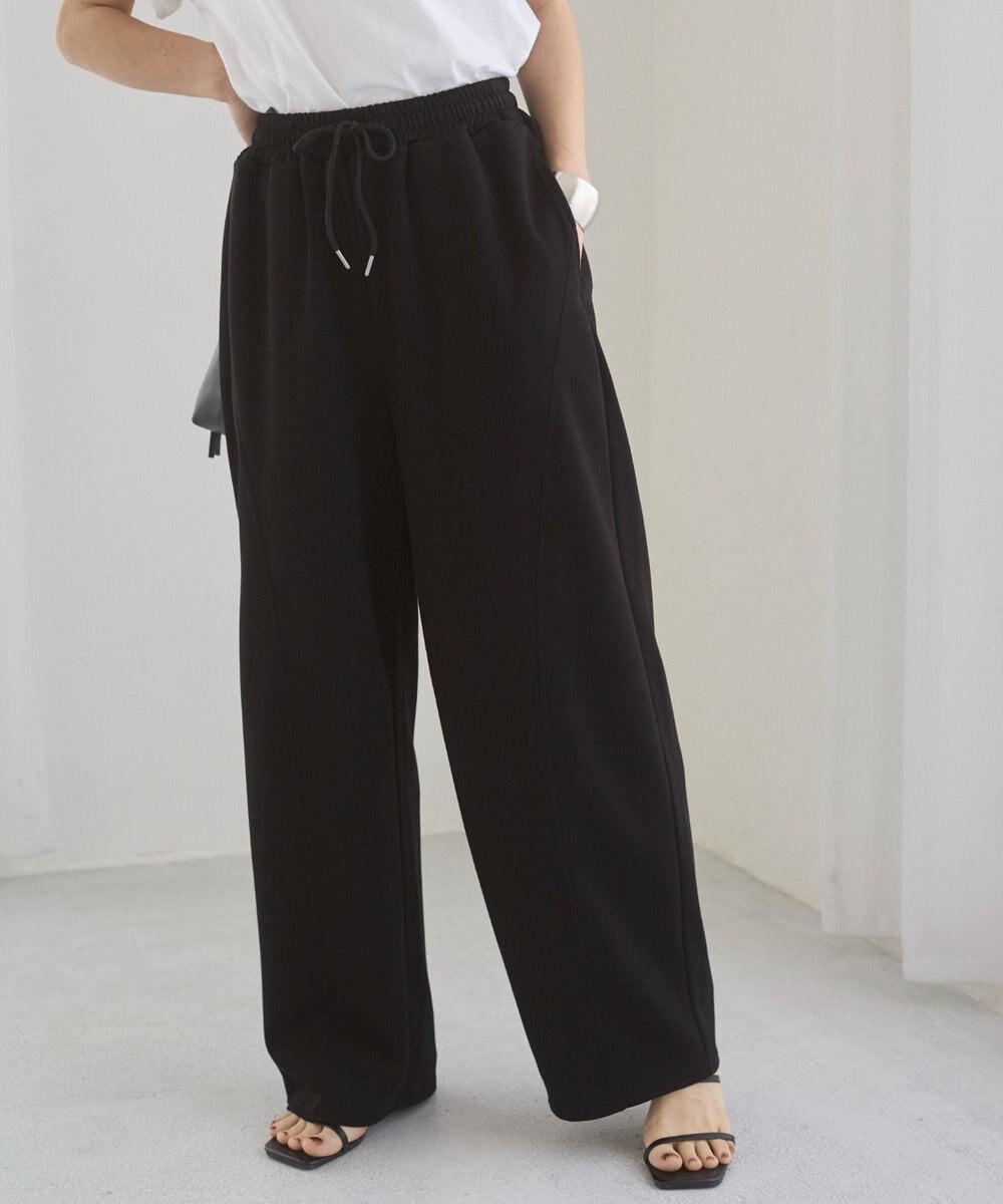 WEGO 【ANGIE VINTAGE/ウエストゴム】ポンチカーブパンツ 
