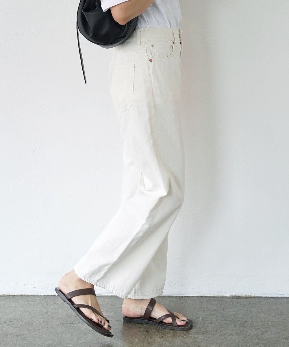 caqu Linen sagging baggy バギーシルエットリネンデニム 