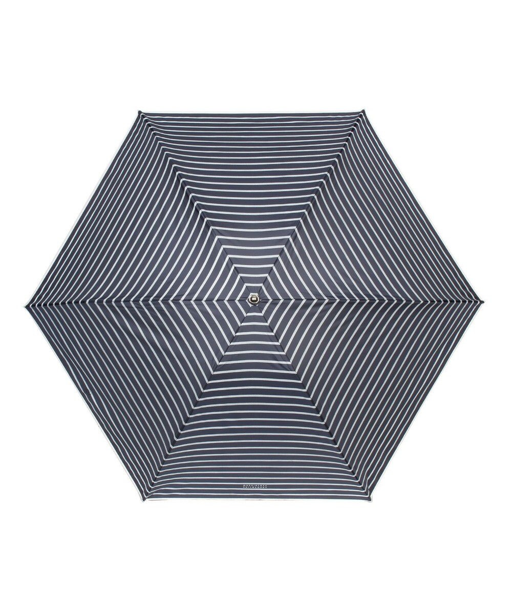 MOONBAT 【大きめ】マッキントッシュ フィロソフィー 晴雨兼用 折りたたみ傘 日傘 ボーダー／一級遮光 遮熱 UV 