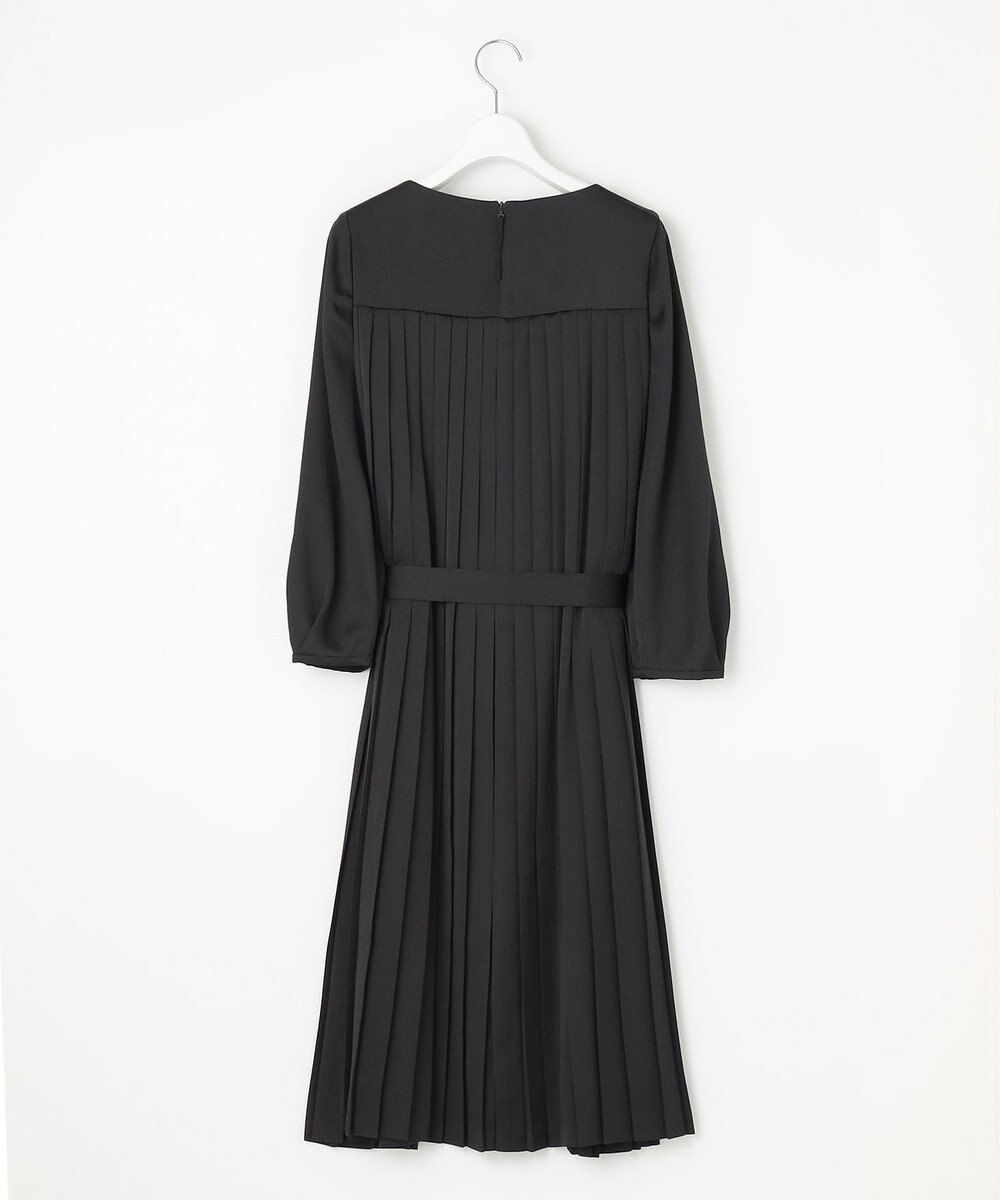 自由区 【XSサイズ～/洗える】ライトサテンプリーツ ワンピース 