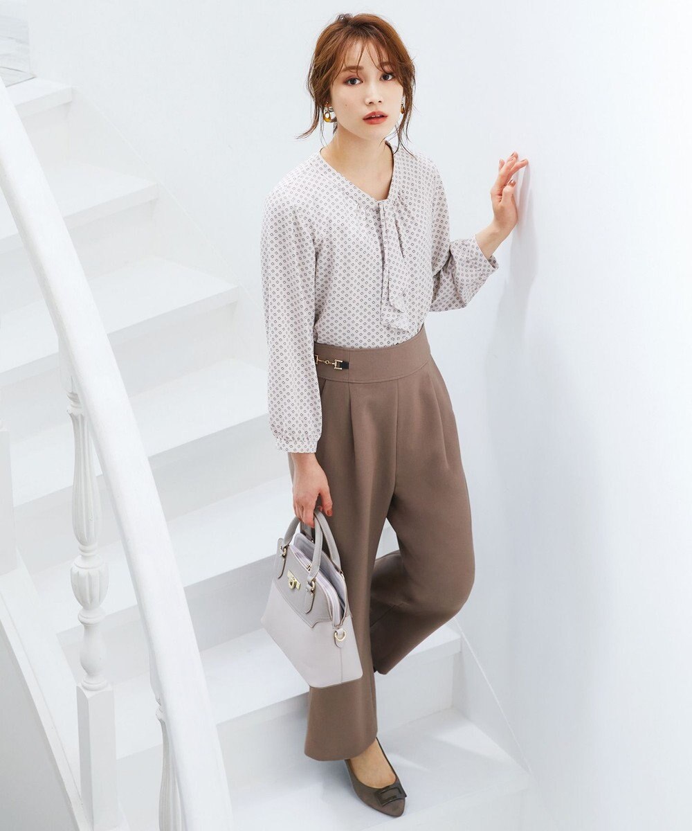 洗える ハイウエストセミフレア パンツ Any Sis ファッション通販 公式通販 オンワード クローゼット