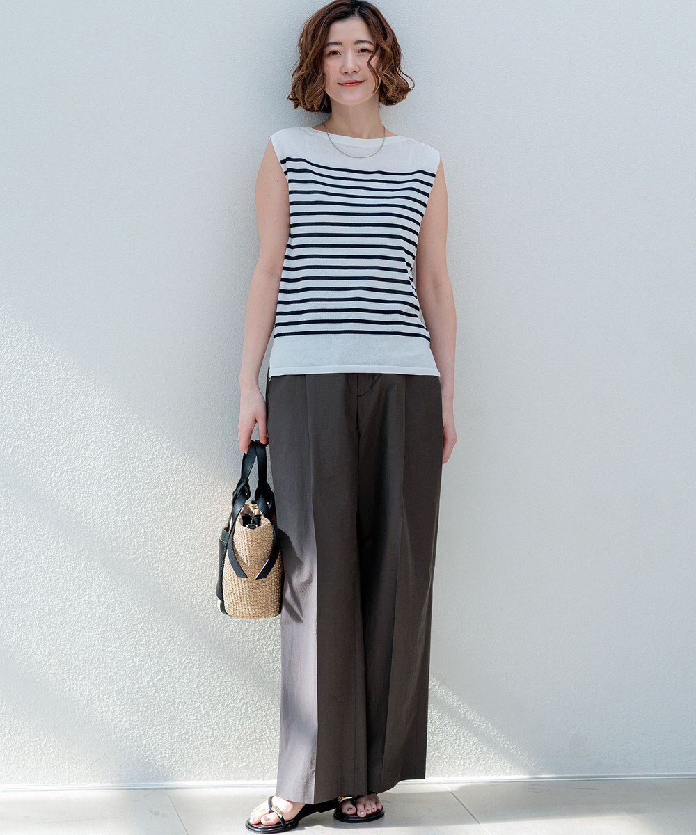 23区 S 【先行予約】MANTECOブライトワッシャー ワイドパンツ 