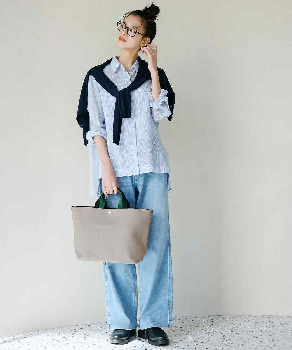 TOPKAPI 【Breath TOPKAPI】SCOTCH GRAIN スコッチグレイン プレーン 2トーンテープ ハンドル トートバッグ L 