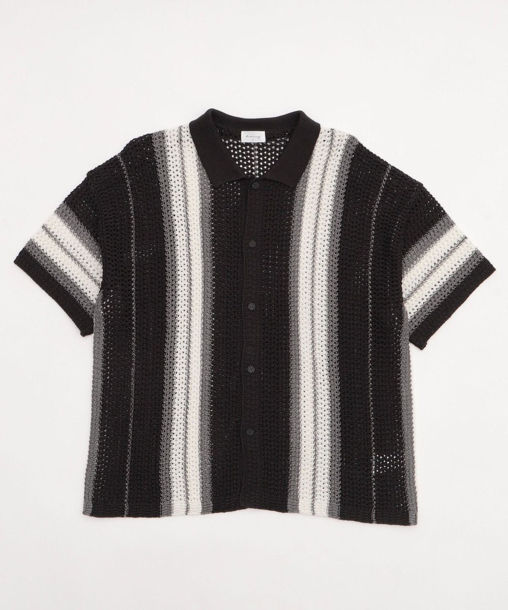 WEGO ラインニットシャツ（SS） 