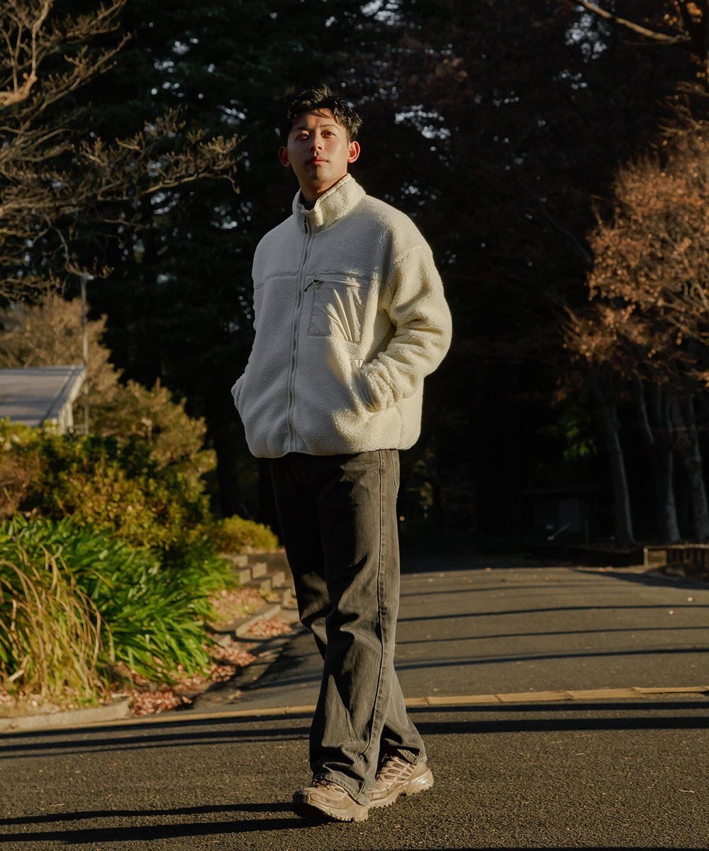 SHARE PARK MENS 【UNISEX】ボアフリースジャケット（L・XLサイズ） 