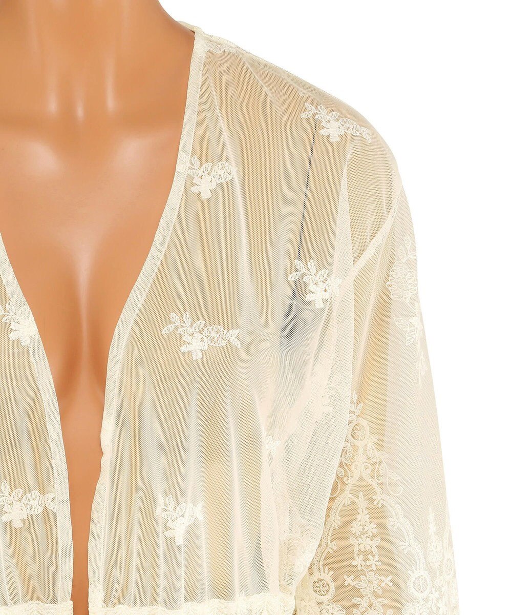 San-ai Resort（三愛水着楽園） パネルレース羽織り　F　【San-ai Resort（サンアイリゾート）】 