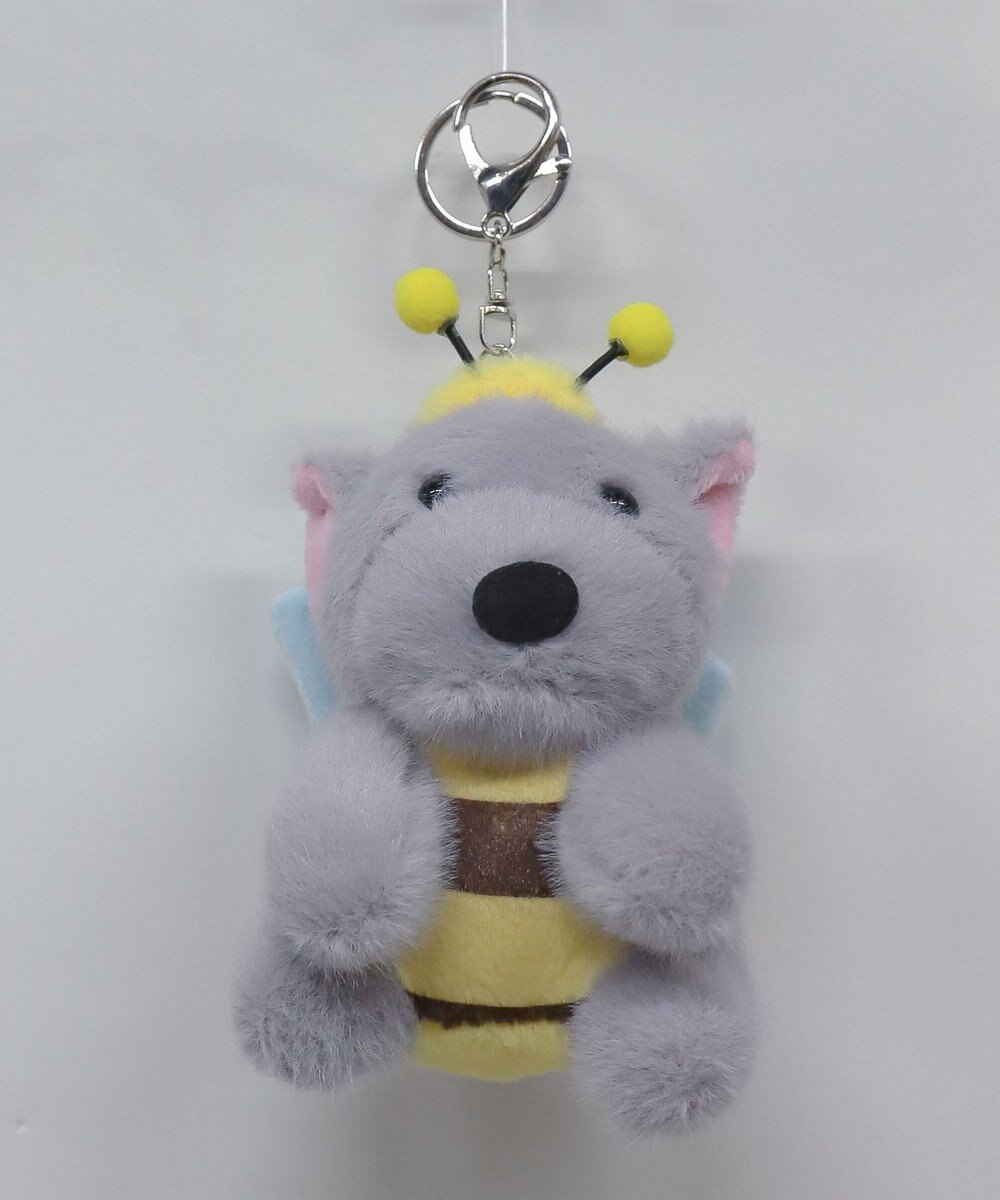 WEGO みつばちわんこぬいぐるみキーホルダー 