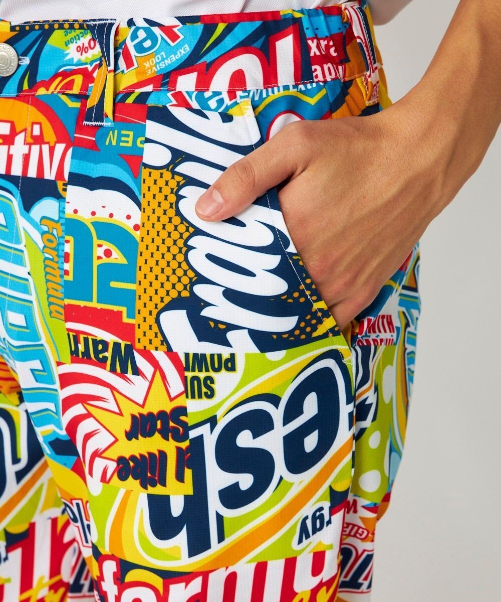FILA GOLF／marie claire 【Loudmouth】柄ロングパンツ 