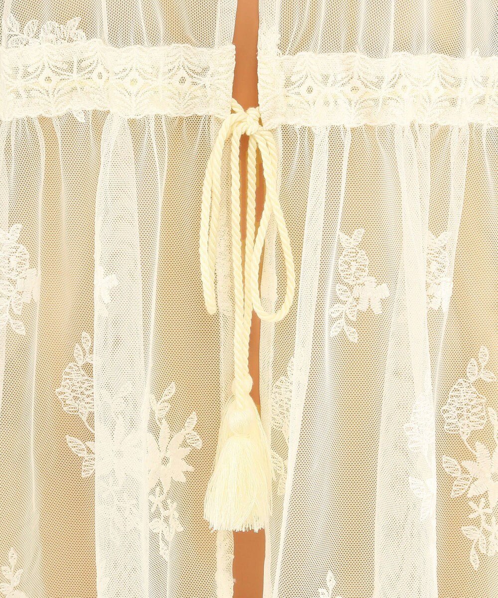 San-ai Resort（三愛水着楽園） パネルレース羽織り　F　【San-ai Resort（サンアイリゾート）】 