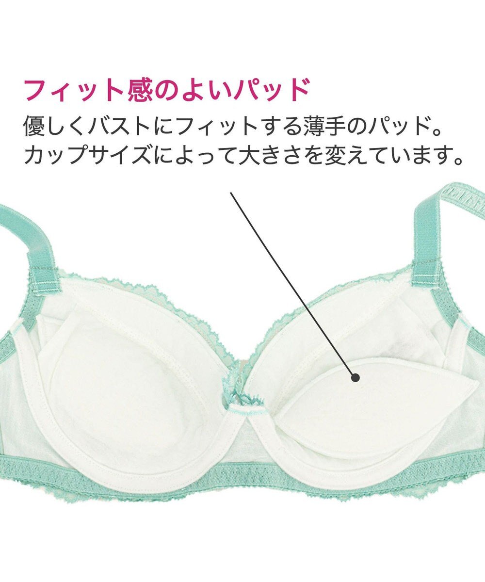 BRADELIS New York 【BRADELIS New York / 育乳ブラ・STEP1 集める】 ジャスミンステップ1ブラ22A1  しっかりバストを集めてナチュラルなシルエットを作る補整ブラ 