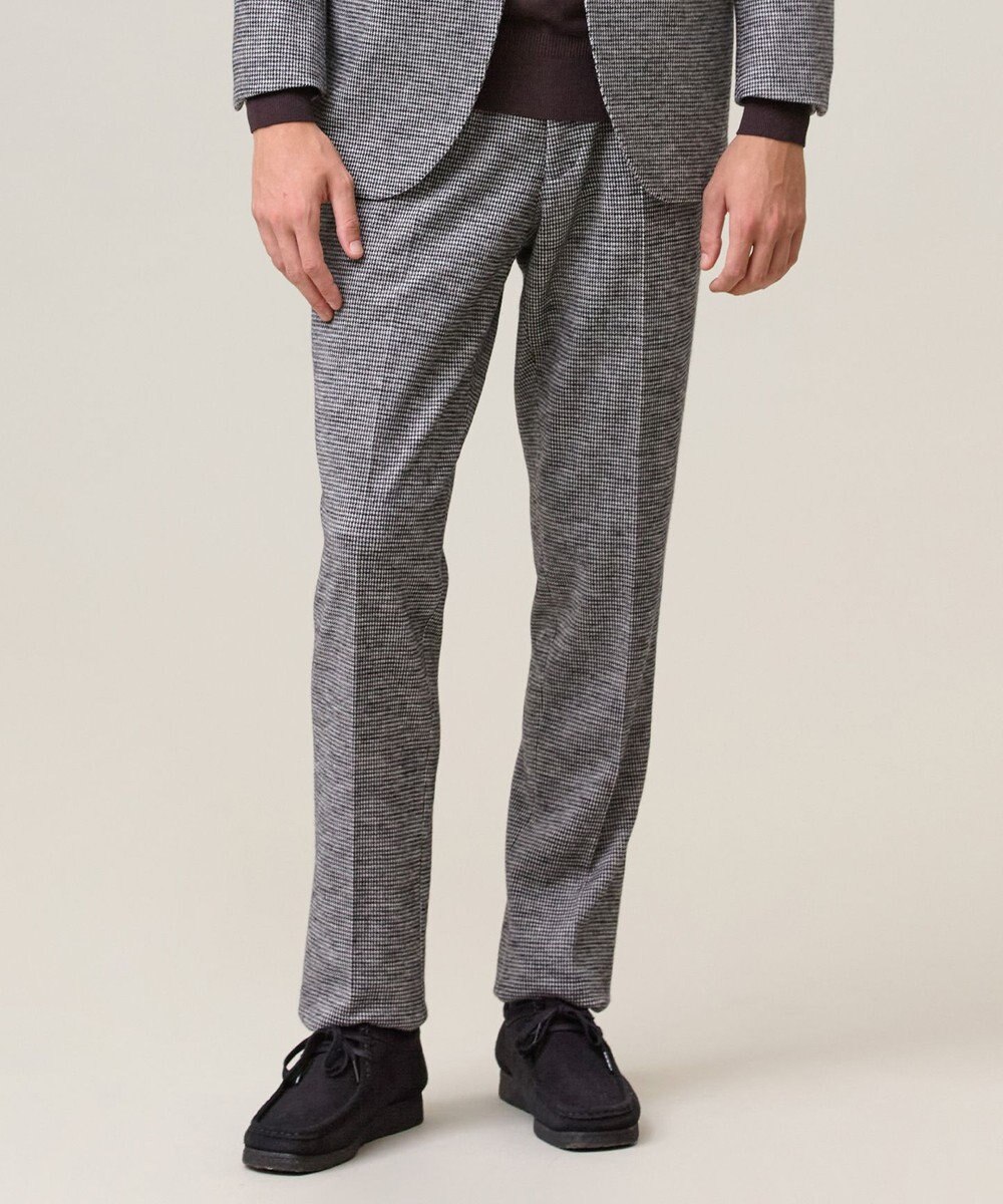 J.PRESS MEN 【セットアップ対応 / ストレッチ】SOFAニット ハイグレードジャージー スラックス 