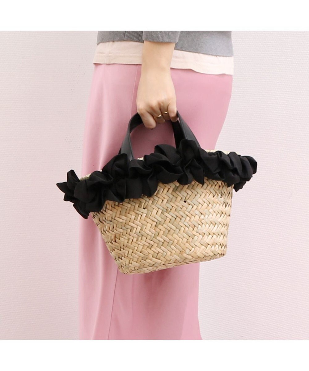 UNBILLION カシュカシュ cachecache / フリルカゴバッグ 