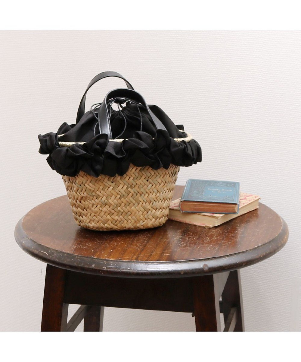 UNBILLION カシュカシュ cachecache / フリルカゴバッグ 