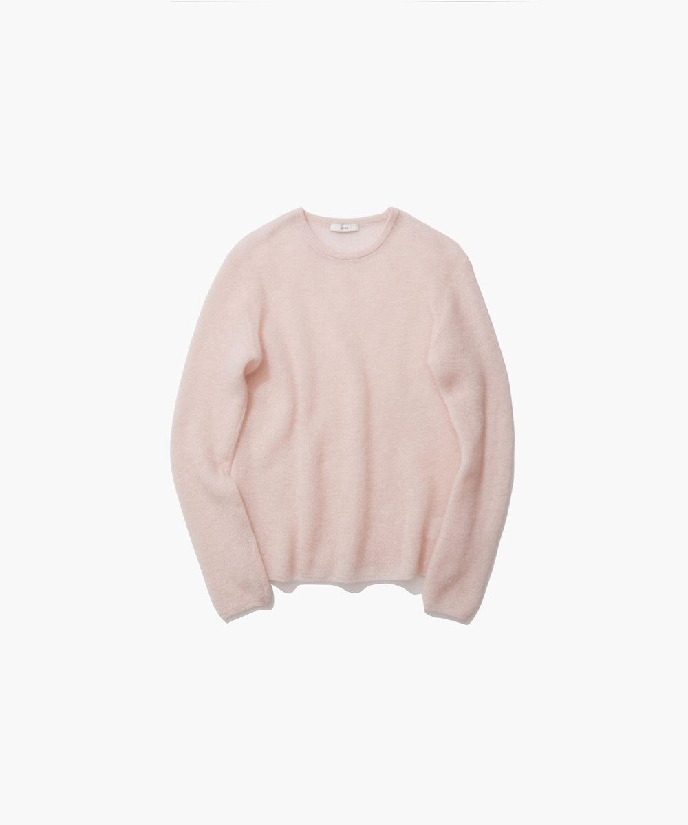 ATON SUPER KID MOHAIR | クルーネックセーター PINK