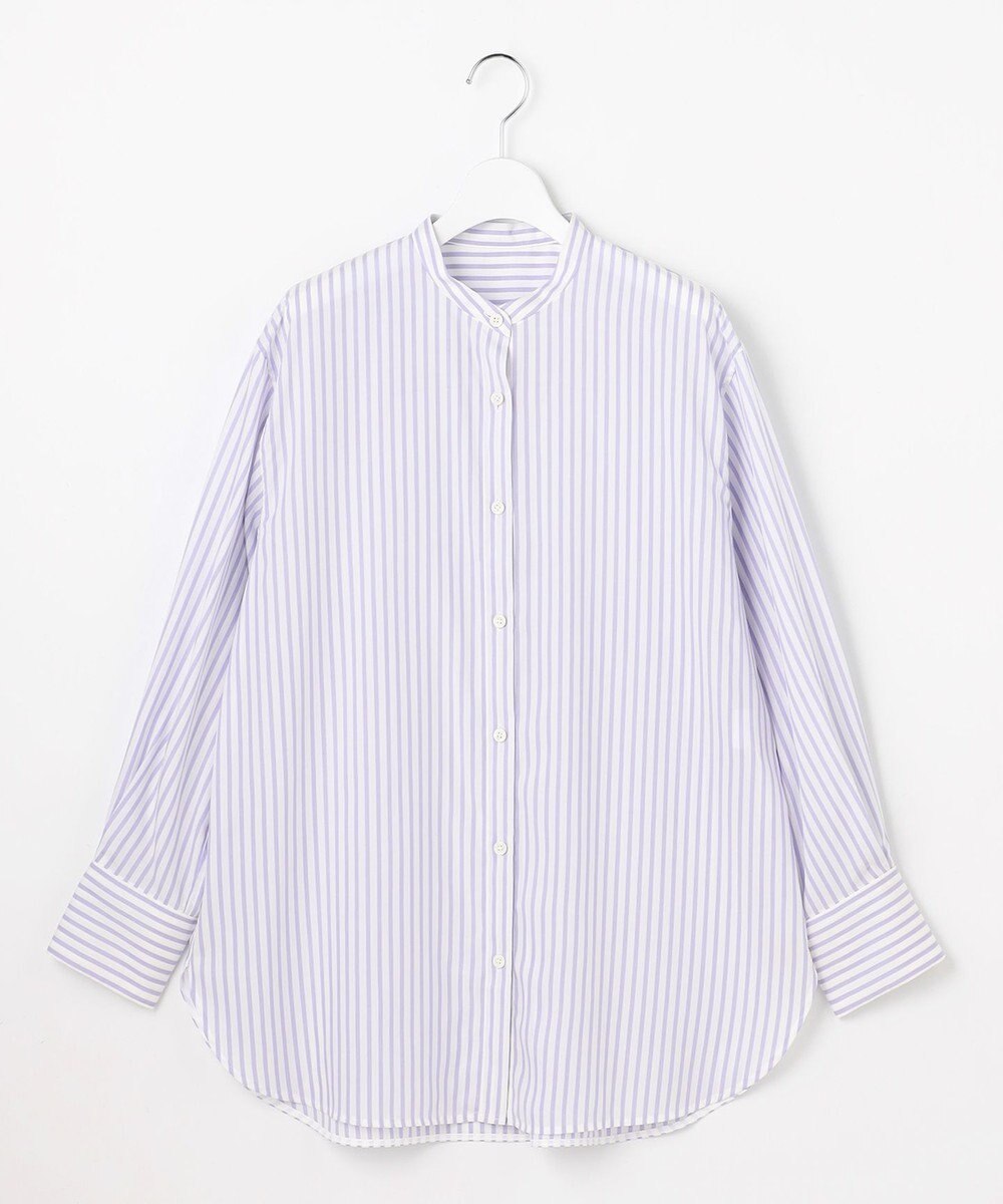 自由区 L SOMELOSバンドカラー ブラウス 