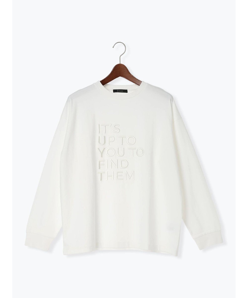 Te chichi エンブロイダリーロゴTシャツ 