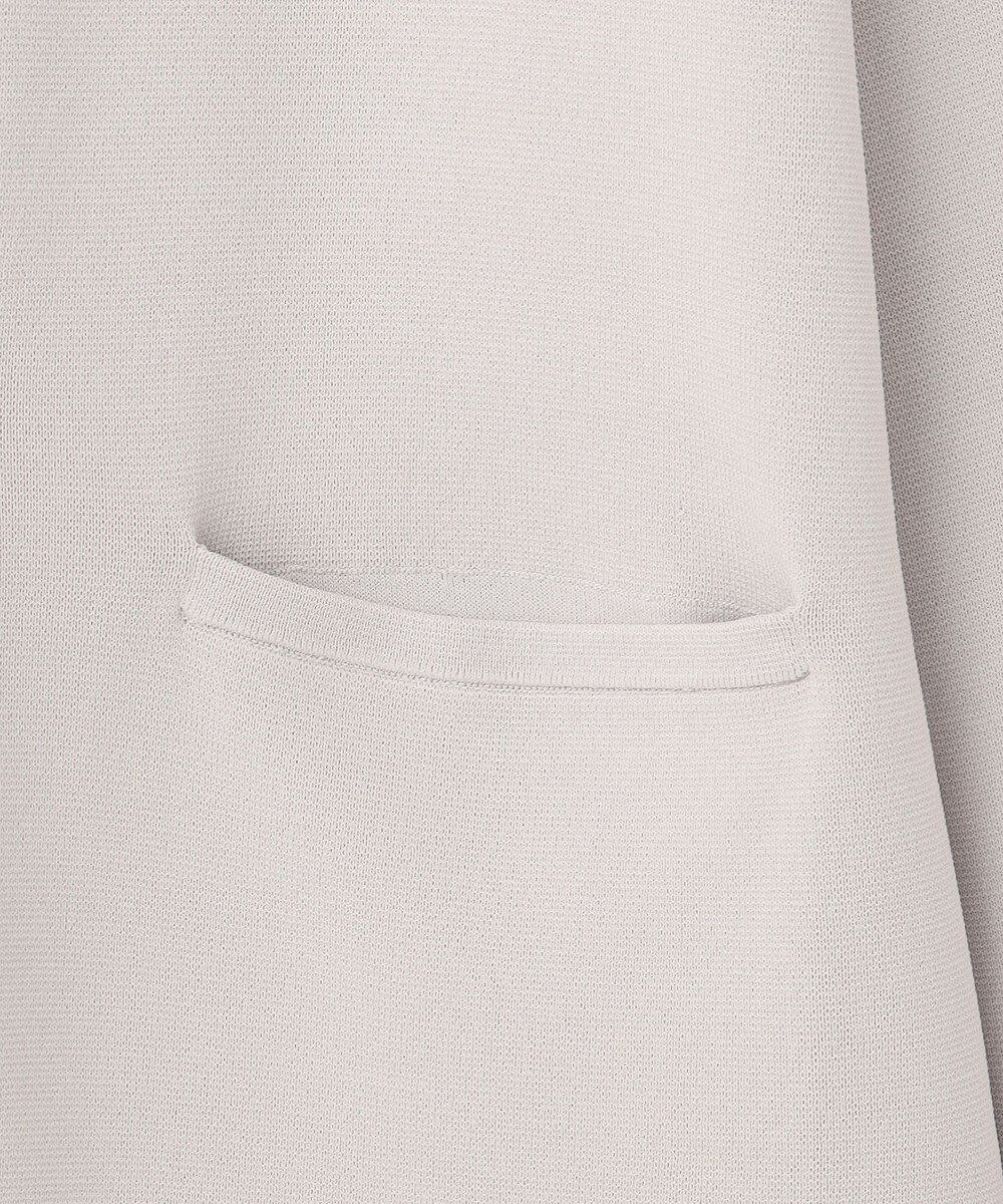 ICB L 【洗える】ハイゲージスムース ニットジャケット 