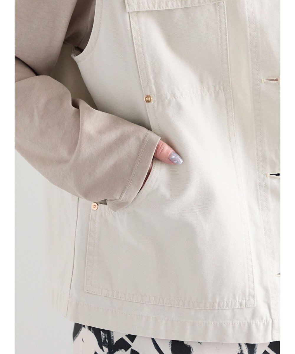 Te chichi ノーカラーワークベスト 