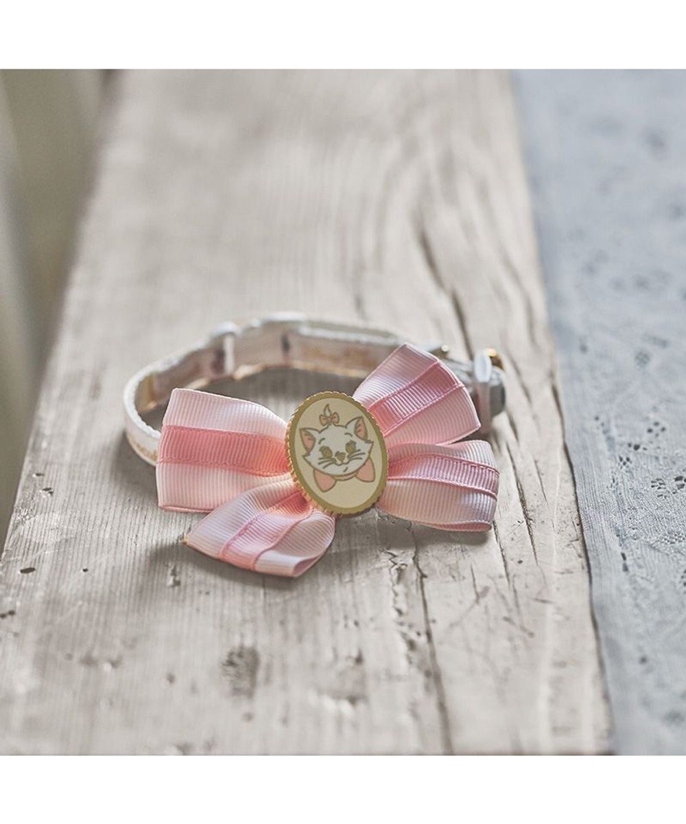 PET PARADISE ディズニー マリー 大リボン 猫首輪 S / M 