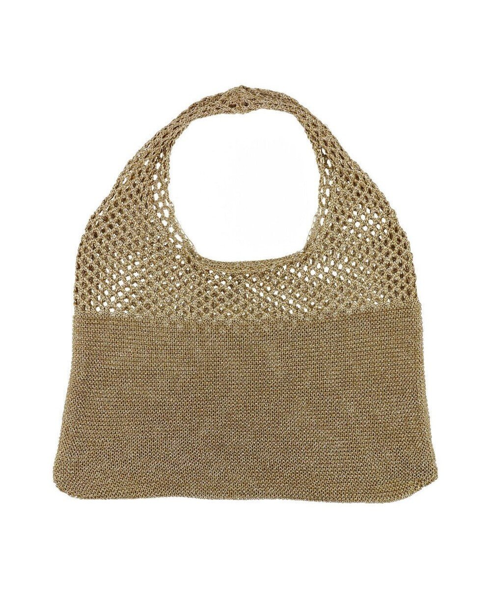 UNBILLION カシュカシュ cachecache / メタリック糸ホーボーバッグ 