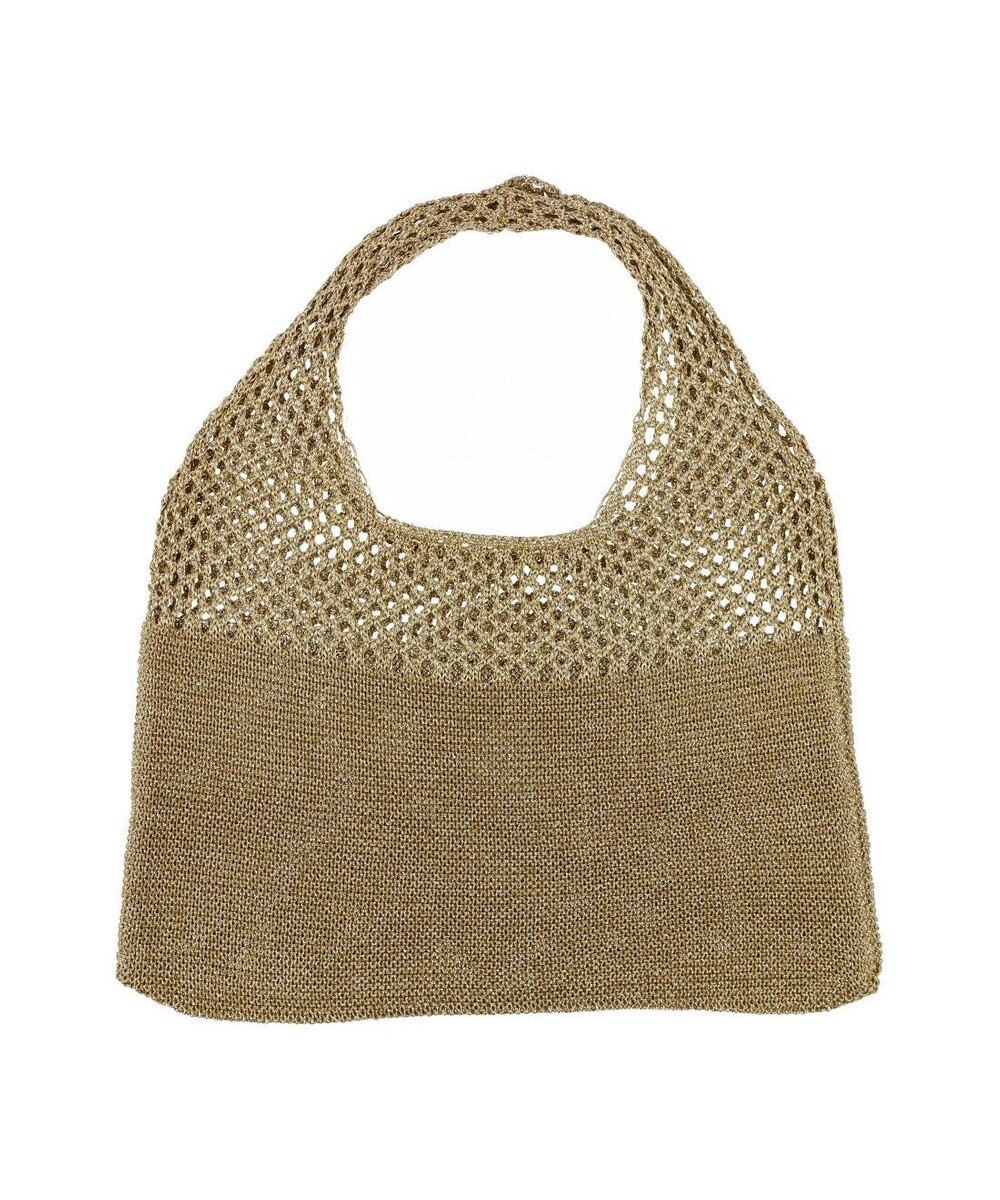 UNBILLION カシュカシュ cachecache / メタリック糸ホーボーバッグ 
