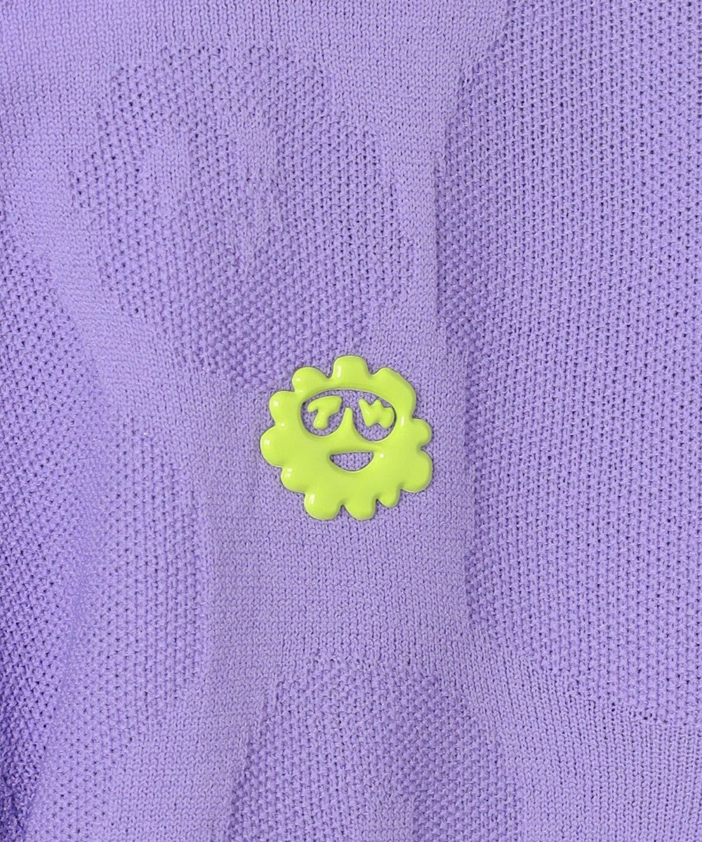 PW CIRCULUS 【手洗い可能】【WOMEN】アニマルドットニットモック ゴルフウェア レディース 