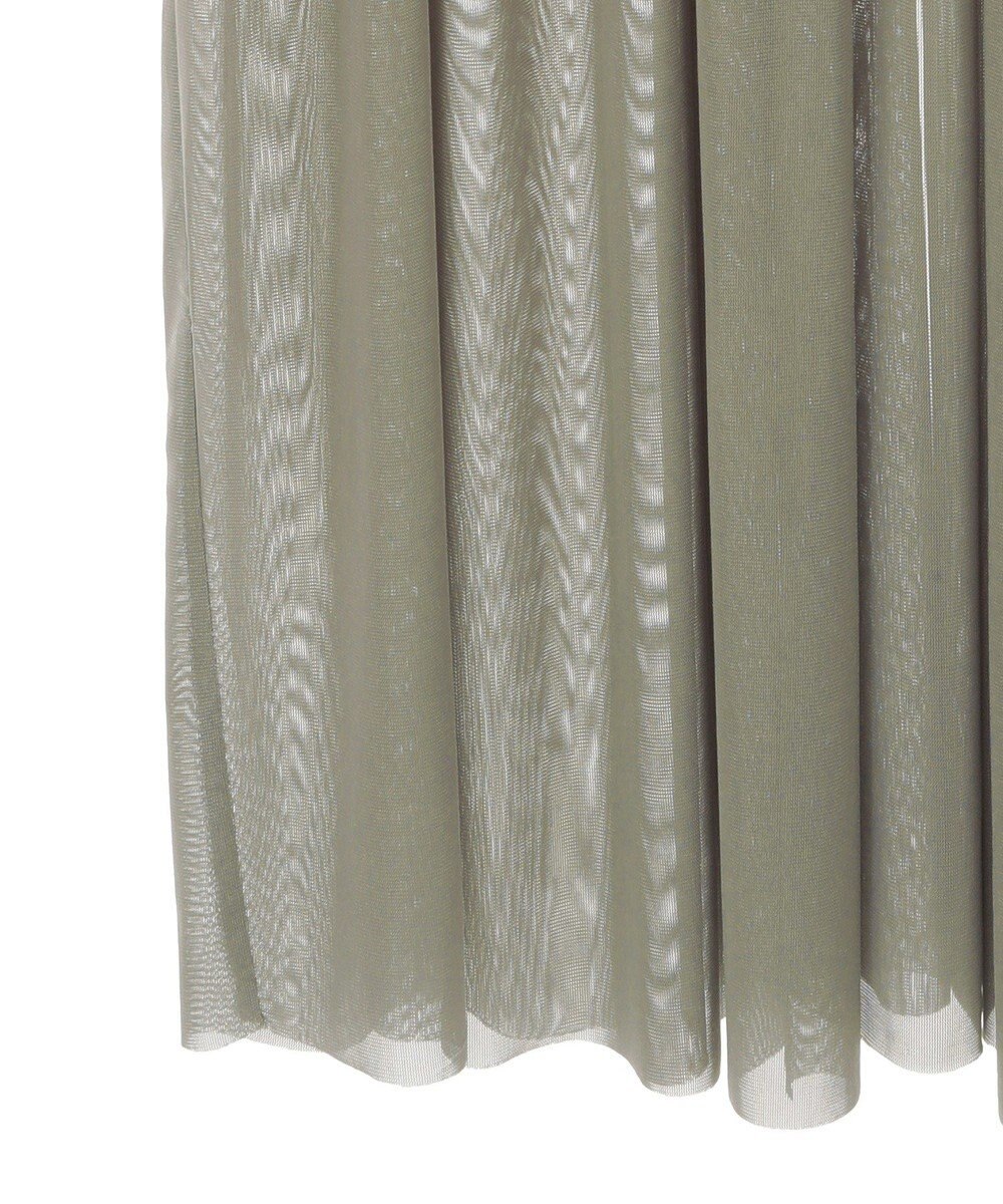 Green Parks メッシュシャーリングレイヤーワンピース 