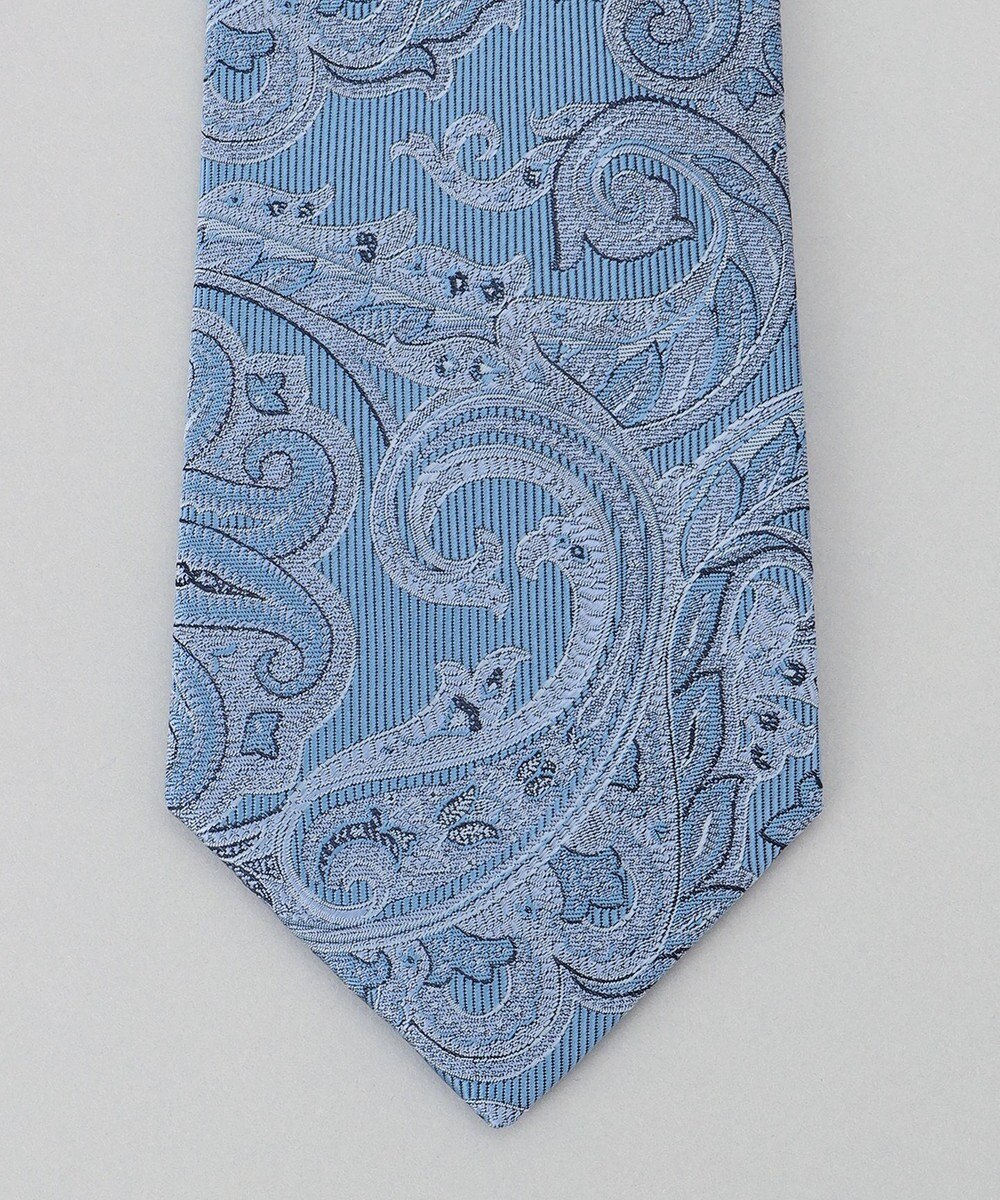 GOTAIRIKU 【日本製】西陣ネクタイ_サックスブルー系 