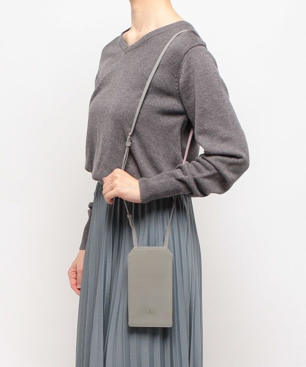 LANVIN en Bleu リュクサンブールカラー スマホショルダー 