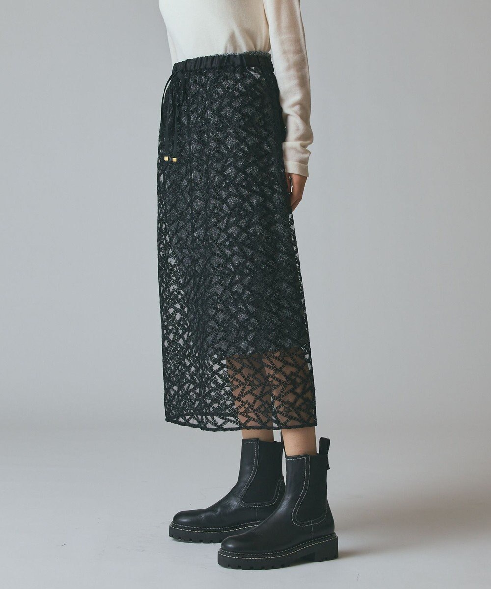 GRACE CONTINENTAL スターembチュールスカート 