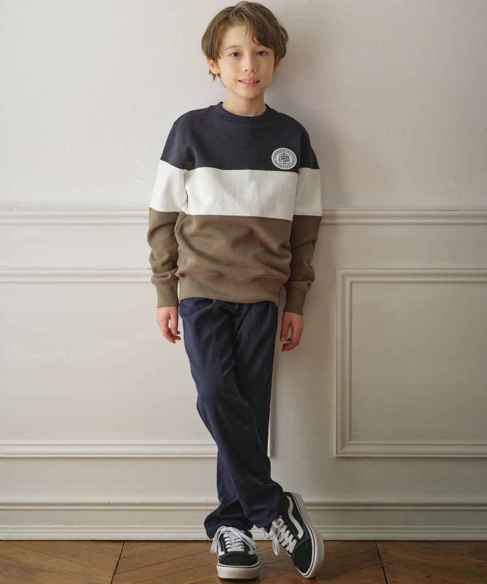 J.PRESS KIDS 【100-130cm】COMBI トリコロール トレーナー 