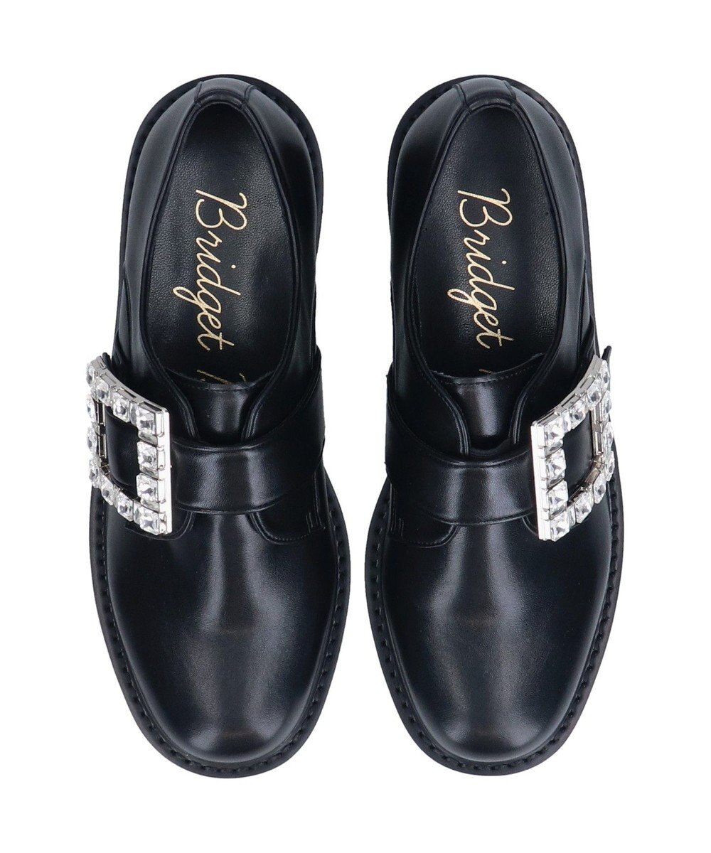 Bridget Birkin 【Bridget Birkin】スクエアサイドビジューローファー 