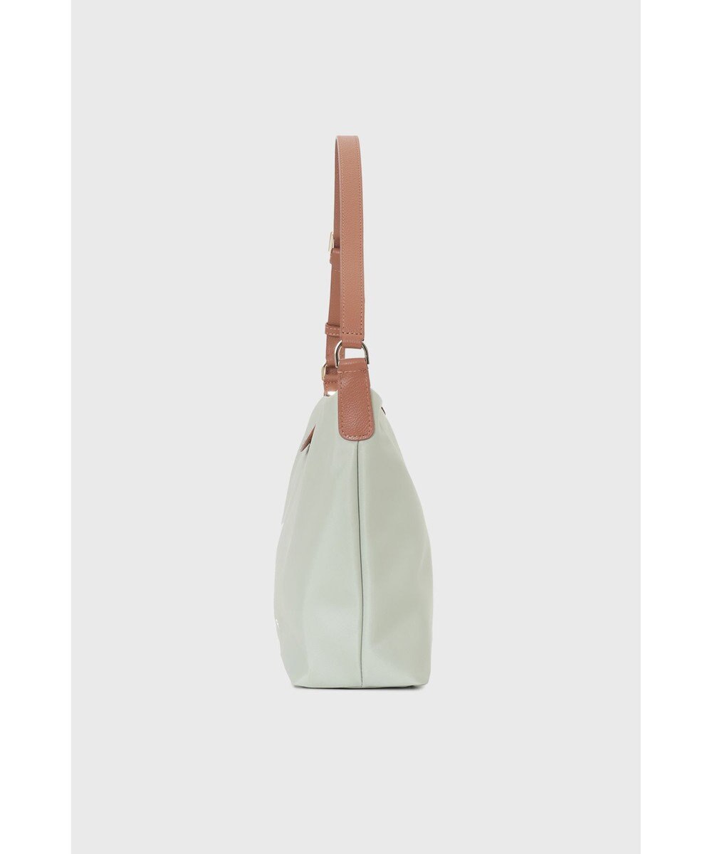 DAKS ナイロン×牛革 ハウスチェック ショルダーバッグ 