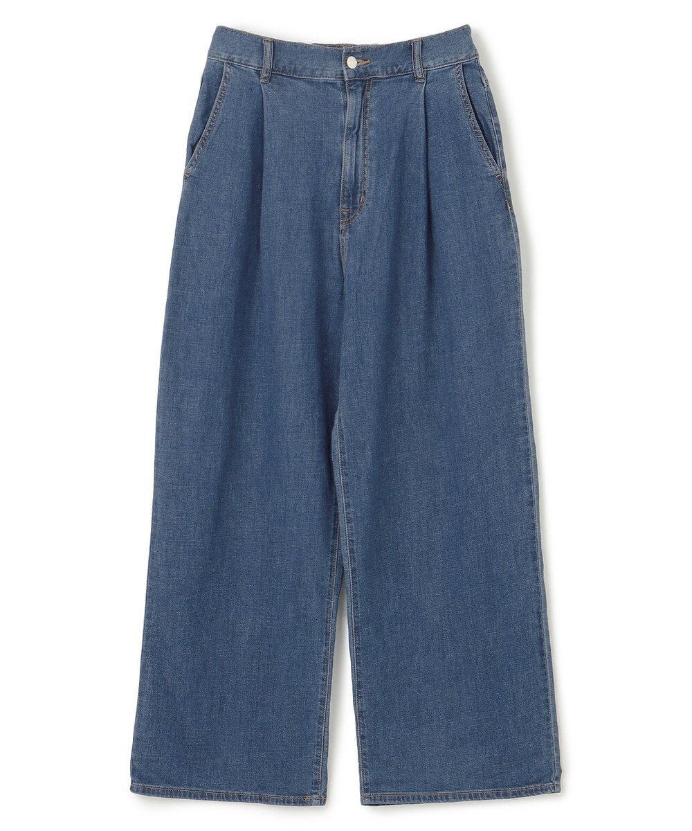 UNFILO L UNFILO DENIM LIGHT タックワイドパンツ 