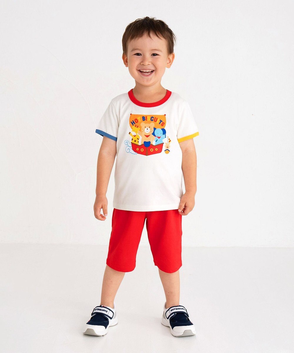 MIKI HOUSE HOT BISCUITS 【80-120cm】 ビーンズ ルームウェア 上下セット 