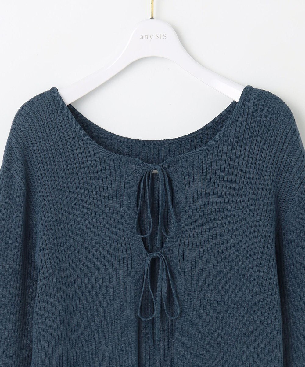 ANY SIS 【2SET】リボンカーデツイン ニット 