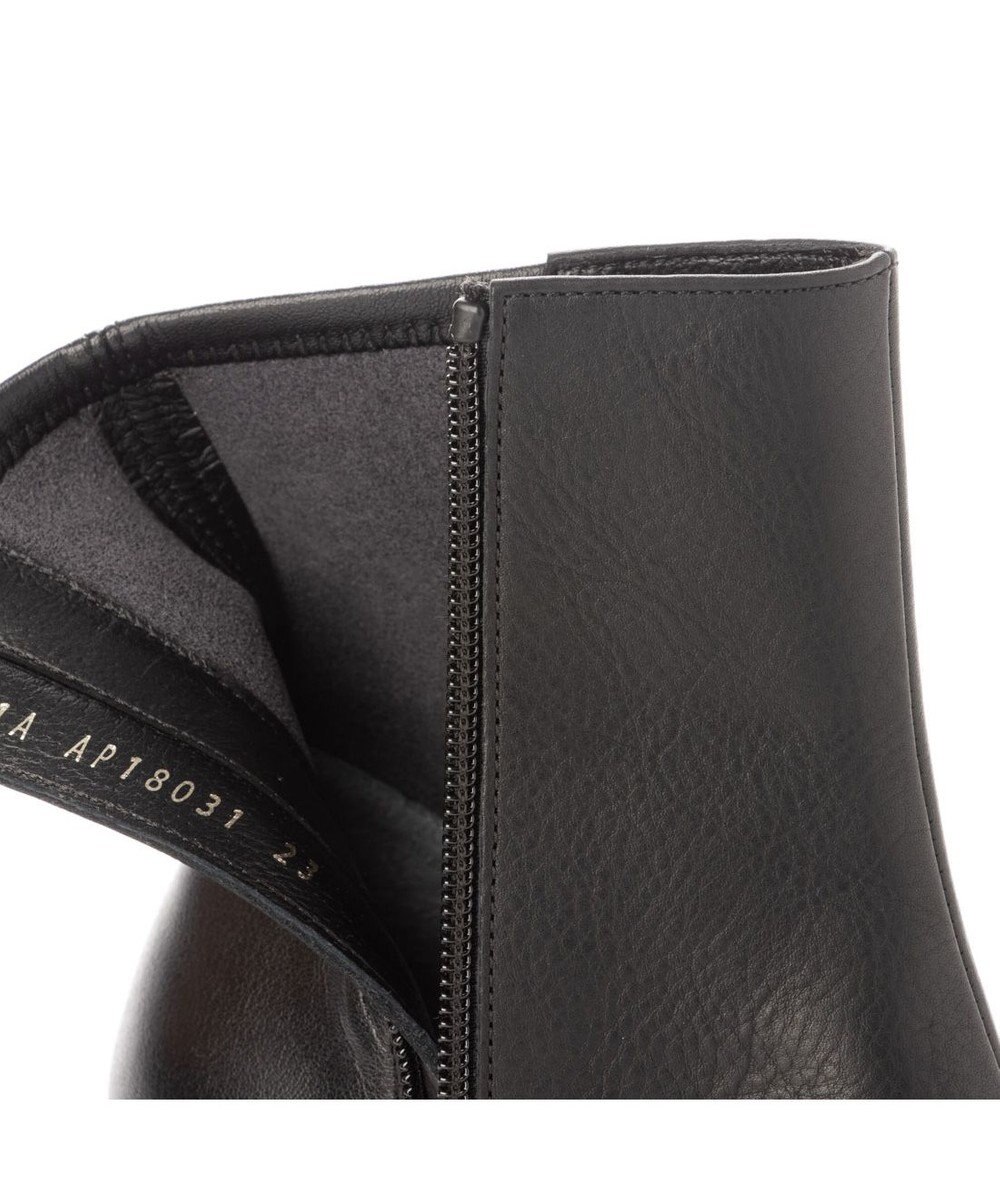 MODE ET JACOMO <MODE ET JACOMO>スクエアトゥバックストレッチショートブーツ 